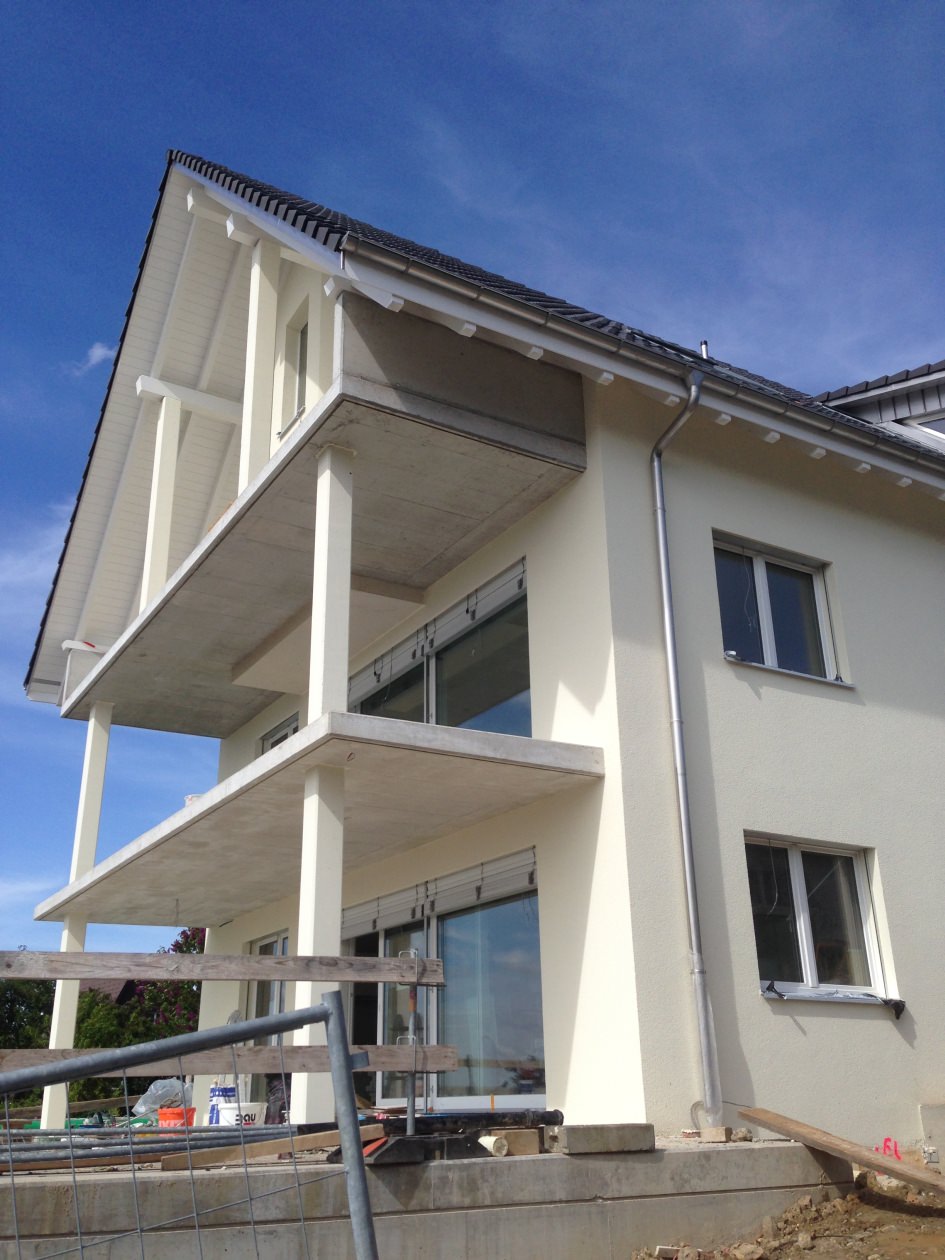 Neubau-Fassade, ausgeführt von Wilicolor